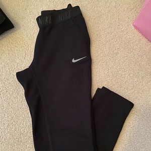 nike black fleece joggers